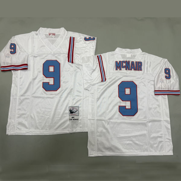 McNAIR #9 Men's Tennessee Titans Retro NFL Jersey    泰坦
