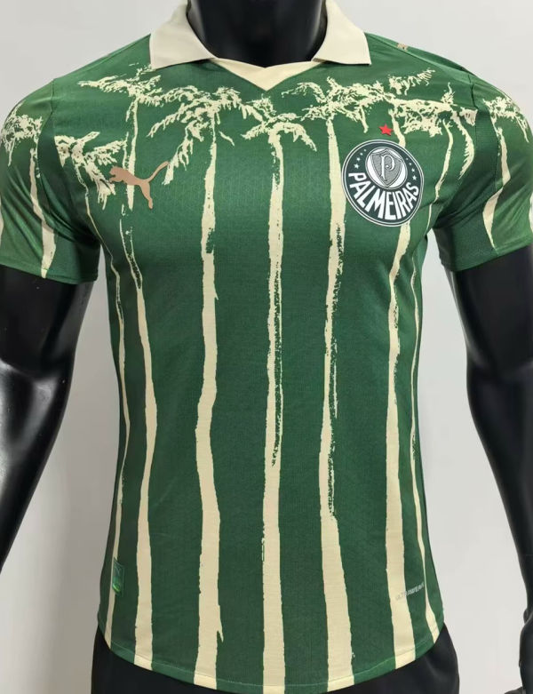 2025/26 Palmeiras Home Green Player Version Soccer Jersey