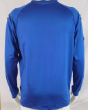 2000 Italy Home Blue Retro Long Sleeve Soccer Jersey