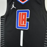 Clippers HARDEN #1 Black NBA Jerseys