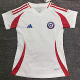 2024/25 Chile Away White Women Soccer Jersey 女