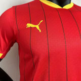 2024 Guinee Away Red Player Version Soccer Jersey 几内亚
