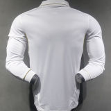 2011/12 RM Home Retro Long Sleeve Player Version Soccer Jersey 球员版带胸前章