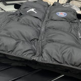 2026/27 PSG Jordan Black Cotton Vest Jacket  J3302