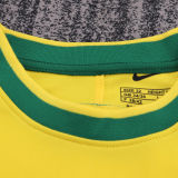 1998 Brazil Home Yellow Kids Retro Long Sleeve Soccer Jersey