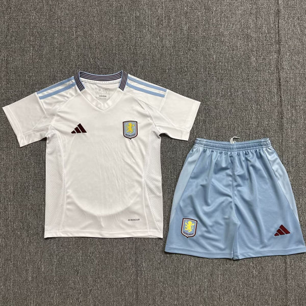 Copy 2024/25 Aston Villa Home Kids Soccer Jersey