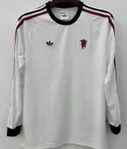 2026/27 M Utd Retro Syle Fans Long Sleeve Soccer Jersey