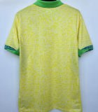 RODRYGO #10 Brazil 1:1 Quality Home Yellow Fans Jersey 2024/25