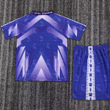 1996/1997 RM Away Blue Retro Kids Soccer Jersey
