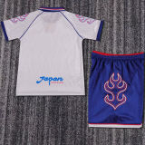 1998 Japan  Away White Retro Kids Soccer Jersey