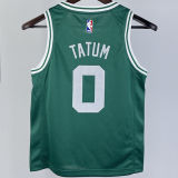 Celtics TATUM #0 Green Kids NBA Jersey 热压