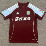 BUENDIA #10 Aston Villa Home Fans Soccer Jersey 2025/26 (League Font 联赛字体 ) ★★
