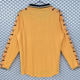 1998/1999 Wolves Home Yellow Retro Long Sleeve Soccer Jersey