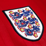 1984/1987 England Away Red Retro Soccer Jersey
