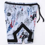 C2521 Jordan Casual Short Pants 涂鸦灰