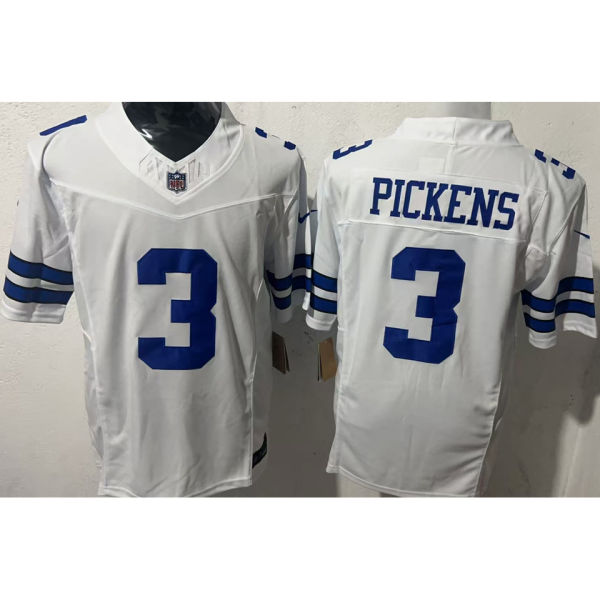 PICKENS #3 Men's Dallas Cowboys NFL Jersey 牛仔   (3代）