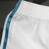 2017/18 RM Home White Retro Player Version Shorts Pants 球员版