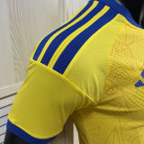 2026/27 Ukraine Home Yellow Player Version Soccer Jersey