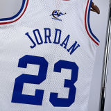 2003 ALL-STAR JORDAN #23 Retro White NBA Jerseys