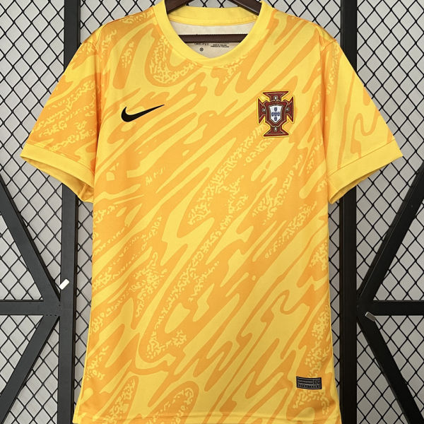 2024/25 Portugal Yellow GK Fans Soccer Jersey