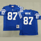 WAYNE #87 Men's Indianapolis Colts Retro NFL Jersey 小马