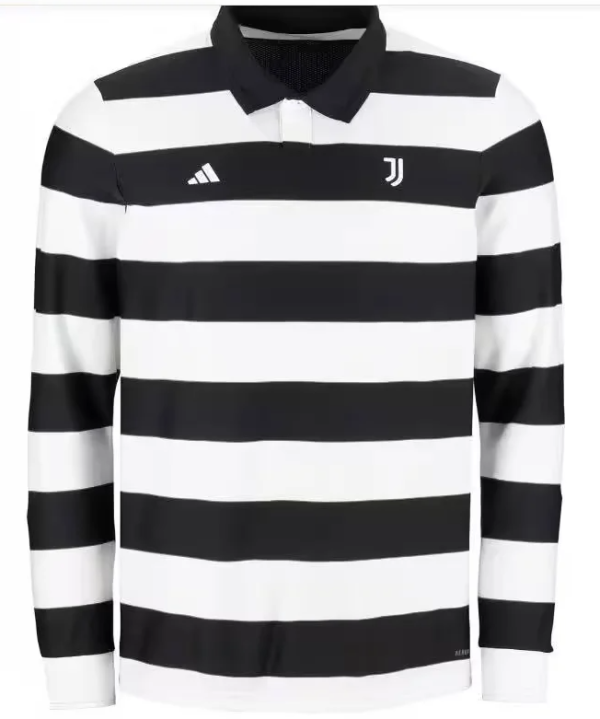 2025/26 JUV 4TH White And Blalck Fans Long Soccer Jersey