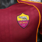 2025/26 Roma Home Red Player Version Soccer Jersey