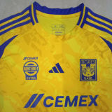 2024/25 U.A.N.L Tiger Home Yellow Fans Soccer Jersey