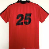 2026 AD x oasis #25 Red Retro Style Fans Soccer Jersey (Have No.25 带号码）