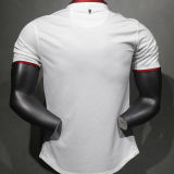 2013/14 M Utd Away White Retro Player Version Soccer Jersey