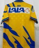 1995/96 Tigres Home Yellow Retro Soccer Jersey