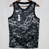 Spurs WEMBANYAMA #1  NBA Jerseys