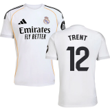 TRENT #12 RM Home 1:1 Quality White Fans Soccer Jersey 2025/26（Laliga Font) ★★
