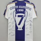 RM 7Cup COPA EUROPA 1998 Retro Soccer Jersey 7次冠军纪念版