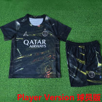2026 PSG Dark Night Edition Black Player Version Kids Jersey 球员版童装  带星