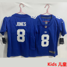 JONES #8 New York Giants Kids NFL Jersey 巨人