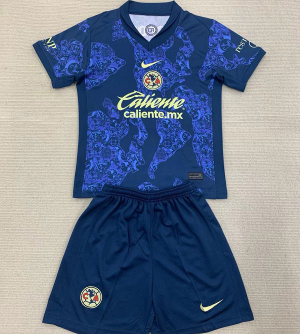 2024/25 Club America Away Blue Kids Soccer Jersey