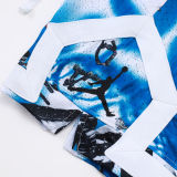 C2503 Jordan Casual Short Pants 素描白