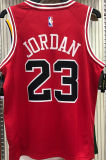 Bulls Jordan #23 Red NBA Jerseys Hot Pressed