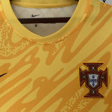 2024/25 Portugal Yellow GK Fans Soccer Jersey