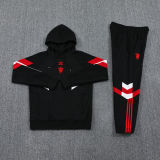 2025 M Utd Black Zipper Jacket Tracksuit