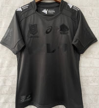 2025/26 Brisbane Broncos Black Rugby Shirt  野马