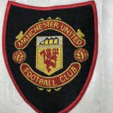 1997/99 M Utd Away White Retro Soccer Jersey