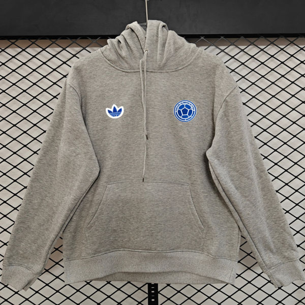 2026/27 Colombia Away Grey Retro Style Hoody 小绣花 蓝标