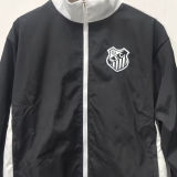 2025 Santos Black Retro Style Windbreaker