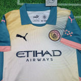 2024/25 Man City 4Th Kids Soccer Jersey