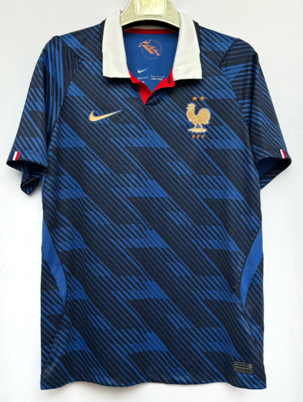 2026/27 France 1:1 Quality Home Blue Fans Soccer Jersey