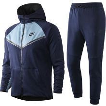 2021 Hoody Royal Blue Zipper Jacket Tracksuit