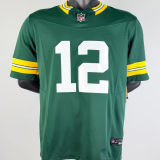 RODGERS #12 Men's Green Bay Packers NFL Jersey 包装工