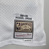 1984/1985 Bulls JORDAN #23 White Retro NBA Jerseys 热压